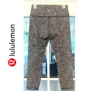 Lululemon High Times Pant - Luon Suited Jacquard Black White